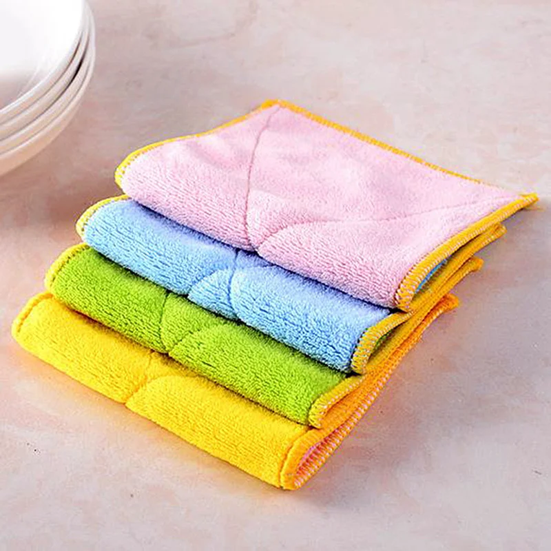 Non-stick Oil Wholesale Kitchen Cloth Kitchen Towel Kitchen Superfine Bamboo Fiber Double-sided Scouring Pad Dishwashing Rags
Non-stick Oil Wholesale Kitchen Cloth Kitchen Towel Kitchen Superfine Bamboo Fiber Double-sided Scouring Pad Dishwashing Rags
