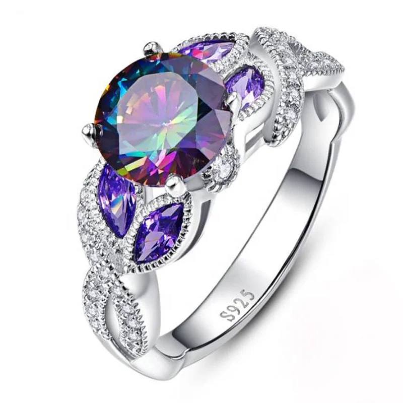 Fashion-Colorful-Water-Drops-Zircon-Ladies-Ring