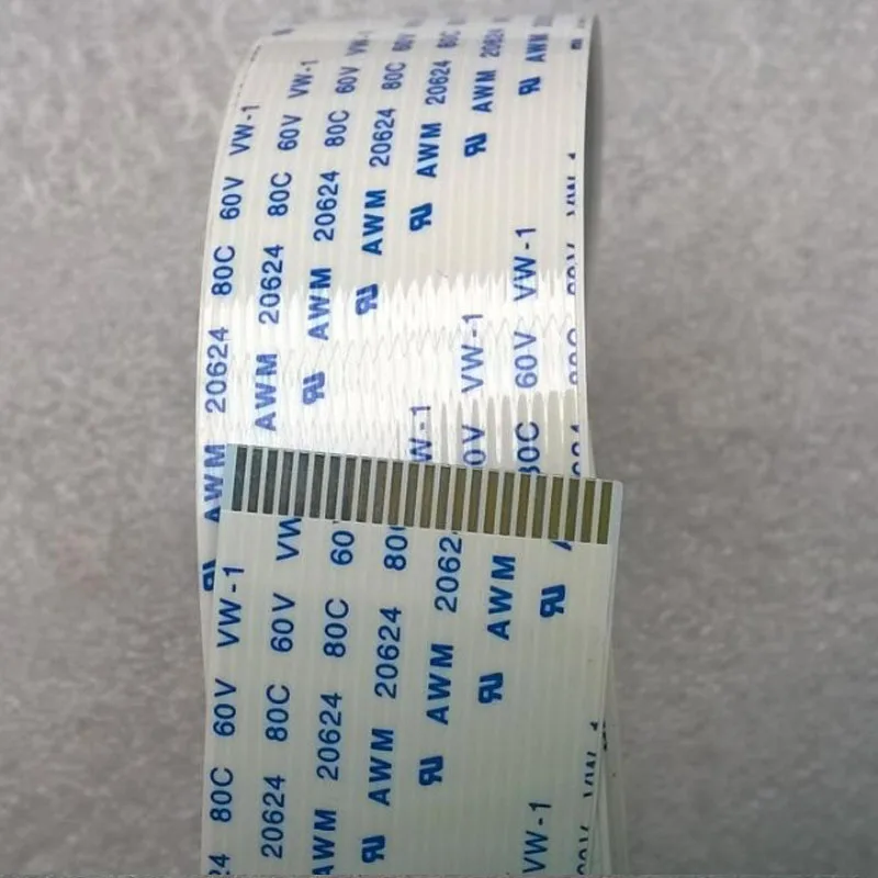 1500MM long Flexible FFC Cable, Ribbon cable AWM 20624 80C 60V VW-1 ( 1.0*24*1500*A )
1500MM long Flexible FFC Cable, Ribbon cable AWM 20624 80C 60V VW-1 ( 1.0*24*1500*A )