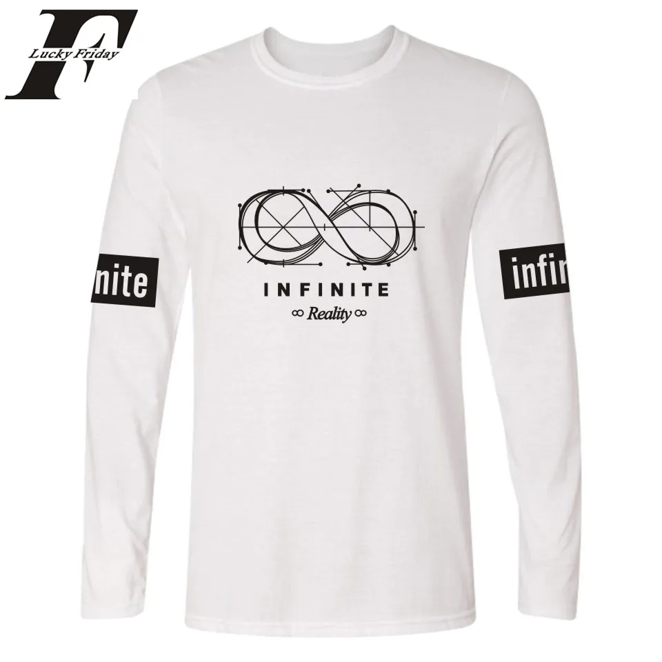 Infinite T shirt Hot Men Spirnt Fashion Clothing Men's Long Sleeve T Shirt Cotton Casual T-Shirt Infinite
Infinite T shirt Hot Men Spirnt Fashion Clothing Men's Long Sleeve T Shirt Cotton Casual T-Shirt Infinite