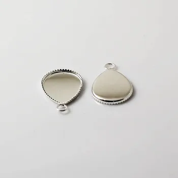 Blank Teardrop Bezel Pad with Loop Pendant Settings Resin Cabochons Bases Findings DIY Jewelry Making Rhodium tone Plated
Blank Teardrop Bezel Pad with Loop Pendant Settings Resin Cabochons Bases Findings DIY Jewelry Making Rhodium tone Plated