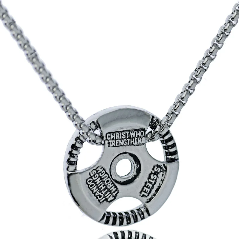 Fitness Gym Jewelry Stainless Steel Bodybuilding Necklaces Men Women Sport Weightlifting Collar Kettlebell Barbell Dumbbell Neck
Fitness Gym Jewelry Stainless Steel Bodybuilding Necklaces Men Women Sport Weightlifting Collar Kettlebell Barbell Dumbbell Neck