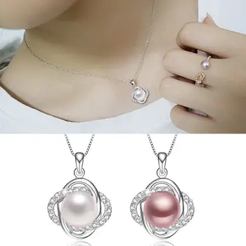 Fashion 925 Sterling Silver Natural Pearl Pendant Necklace Pearl Clavicle Necklace For Women Girl's Jewelry Gift
Fashion 925 Sterling Silver Natural Pearl Pendant Necklace Pearl Clavicle Necklace For Women Girl's Jewelry Gift
