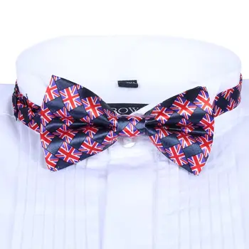Men Satin Bow Tie Dickie Pre-Tied Wedding Tuxedo Tie Necktie Union Jack Pattern Party Diner Bruiloft Ontwerp Vlinderdas Classic
Men Satin Bow Tie Dickie Pre-Tied Wedding Tuxedo Tie Necktie Union Jack Pattern Party Diner Bruiloft Ontwerp Vlinderdas Classic