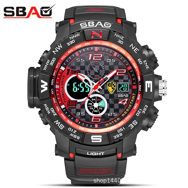 

2018 Sbao Sport Watch Men Top Brand Luxury Famous Male Clock Electronic Led Digital Wrist Watches For Hodinky Relogio Masculino