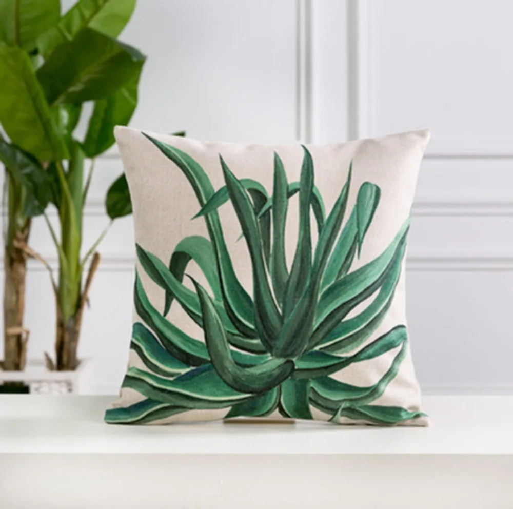 Meijuner Cushion Cover Hand printed Green Leaves Holding Pillowcase Topical Plants Sofa Cushion Cover For Party Home Decor
Meijuner Cushion Cover Hand printed Green Leaves Holding Pillowcase Topical Plants Sofa Cushion Cover For Party Home Decor