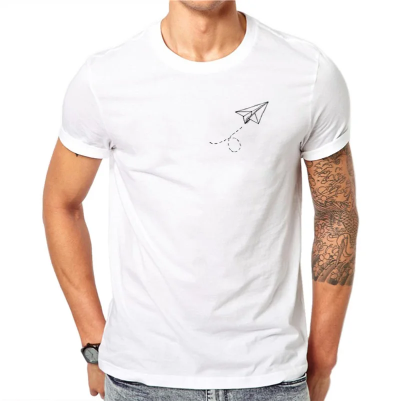 100% Cotton Harajuku Paper Plane T-Shirt Men Short Sleeve Cool Design 3D T Shirt Tee Summer Tops Hip Hop Male Simple Style
100% Cotton Harajuku Paper Plane T-Shirt Men Short Sleeve Cool Design 3D T Shirt Tee Summer Tops Hip Hop Male Simple Style