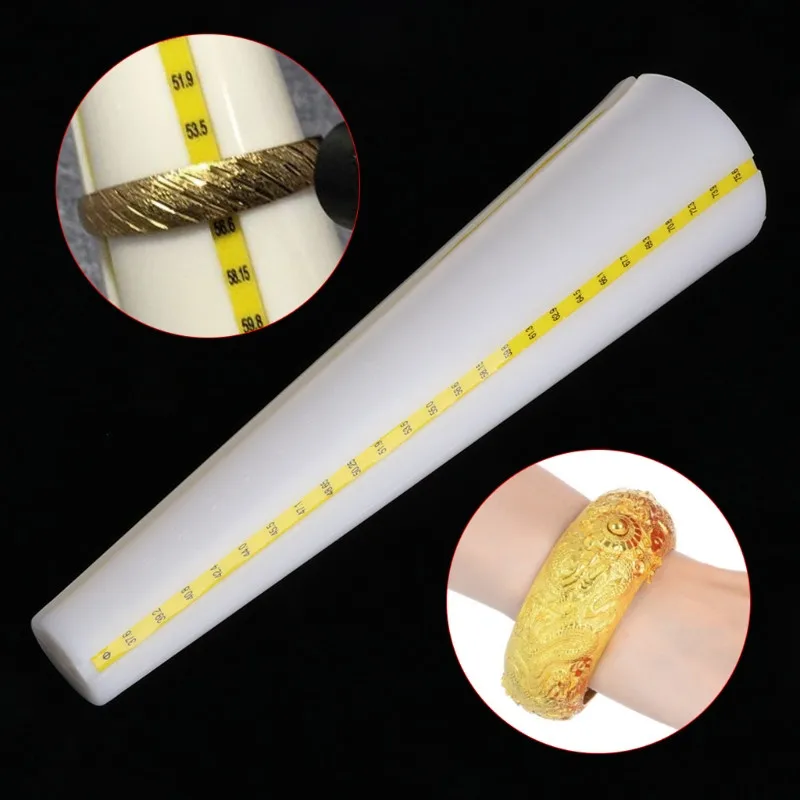 JAVRICK Plastic Round Bangle Sizer Magnifier Chuck Plastic Jewelry Shaping Measuring 2 Scales Hammer Tool Set for Jewelry Making
JAVRICK Plastic Round Bangle Sizer Magnifier Chuck Plastic Jewelry Shaping Measuring 2 Scales Hammer Tool Set for Jewelry Making