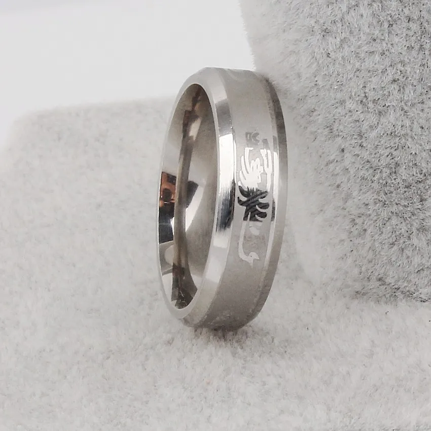 QianBei Новый Нержавеющая сталь кольца высокого качества уникальное кольцо