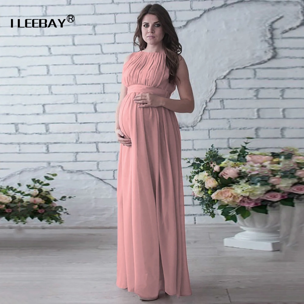 

2018 Pregnant Dresses Photography Lace Long Pregnancy Dress Maxi Premama Vestidos Maternity Gown Robe Grossesse Shooting Photo