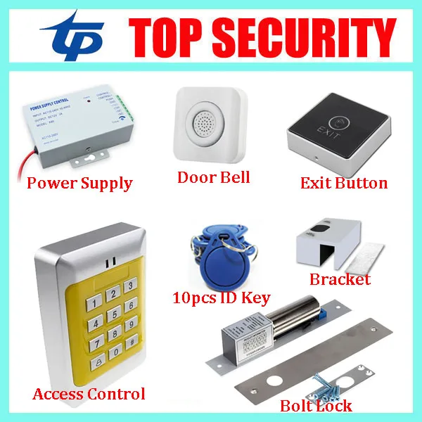 Best Full Rfid Door Access Control System 125Khz Rfid Card Access Control System Kit + Electric Magnetic Lock & Power Supply 
Best Full Rfid Door Access Control System 125Khz Rfid Card Access Control System Kit + Electric Magnetic Lock & Power Supply