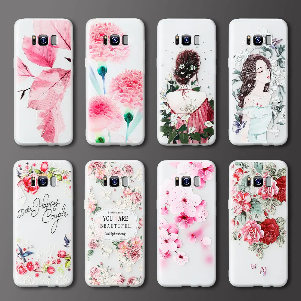 KISSCASE 3D Relief Floral Phone Case for Samsung S9 Case Silicone Flowers Cover for Samsung Galaxy A5 A7 J7 2016 2017 S8 Coque
KISSCASE 3D Relief Floral Phone Case for Samsung S9 Case Silicone Flowers Cover for Samsung Galaxy A5 A7 J7 2016 2017 S8 Coque
