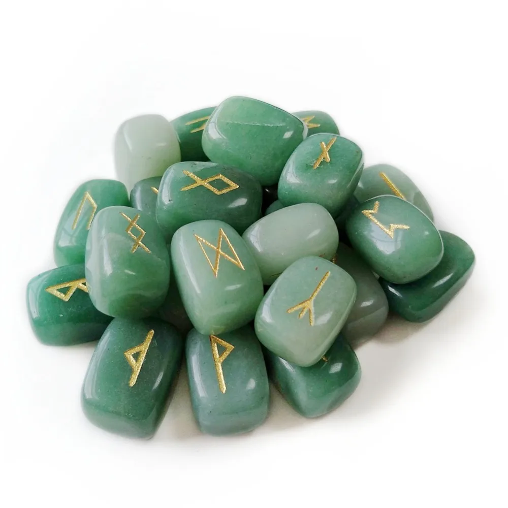 Meet Jo 25pcs Natural Green Aventurine Crystal Stone Viking Runes Amulet Set Reiki Healing Tumbled Stones Crystals Divination
Meet Jo 25pcs Natural Green Aventurine Crystal Stone Viking Runes Amulet Set Reiki Healing Tumbled Stones Crystals Divination