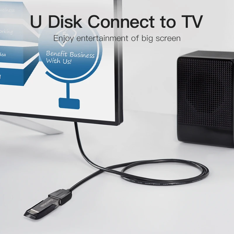 Vention USB кабель удлинитель 2 0 для ТВ PS4 SSD мужчин и женщин USB2.0 передачи данных Шнур ПК