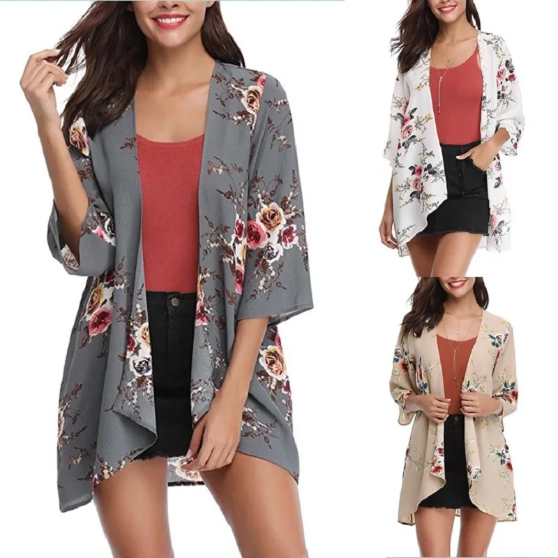 ZOGAA Women Summer Chiffon Blouses Plus Size Floral Cardigan Breathable Sunscreen Women Shirts Casual Cover Up Loose Female Tops
ZOGAA Women Summer Chiffon Blouses Plus Size Floral Cardigan Breathable Sunscreen Women Shirts Casual Cover Up Loose Female Tops