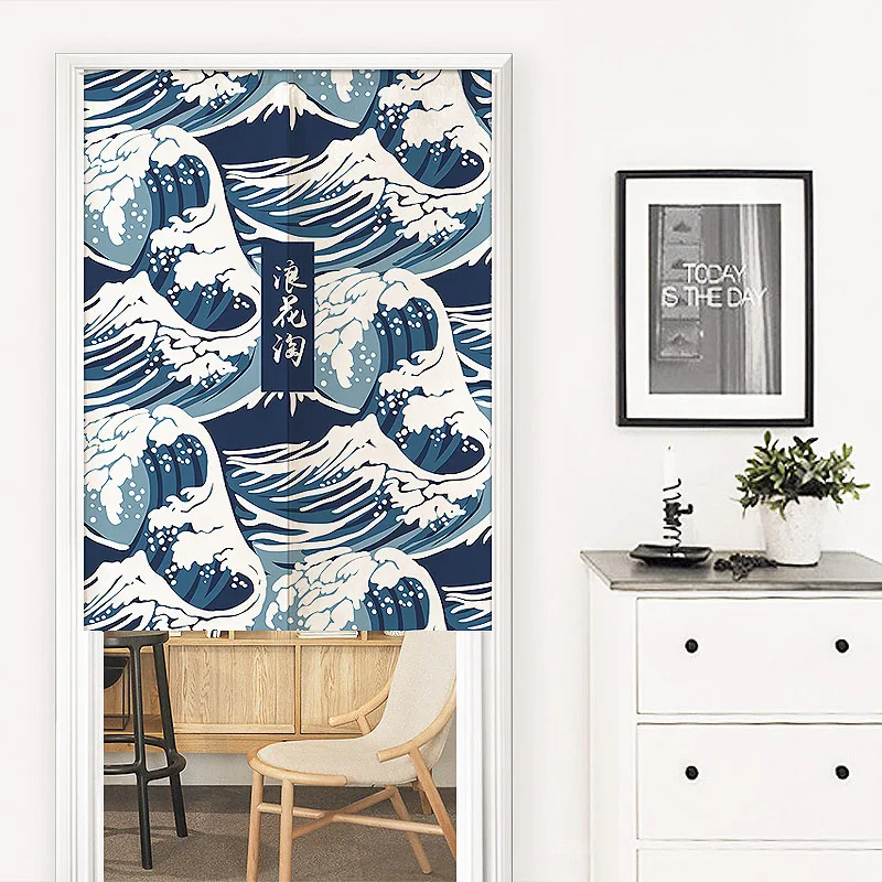 Japanese-style Lucky Cat and Carp Door Curtain Living Room Restaurant Kitchen Half Curtain Feng Shui Curtain Noren
Japanese-style Lucky Cat and Carp Door Curtain Living Room Restaurant Kitchen Half Curtain Feng Shui Curtain Noren