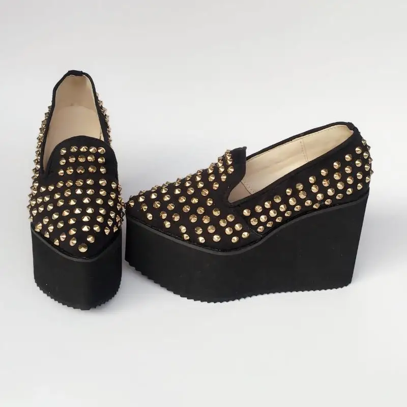 Princess sweet lolita shoes Spring and autumn shoes Europe station Harold bottom muffin pointed rivet shoes women an7728
Princess sweet lolita shoes Spring and autumn shoes Europe station Harold bottom muffin pointed rivet shoes women an7728