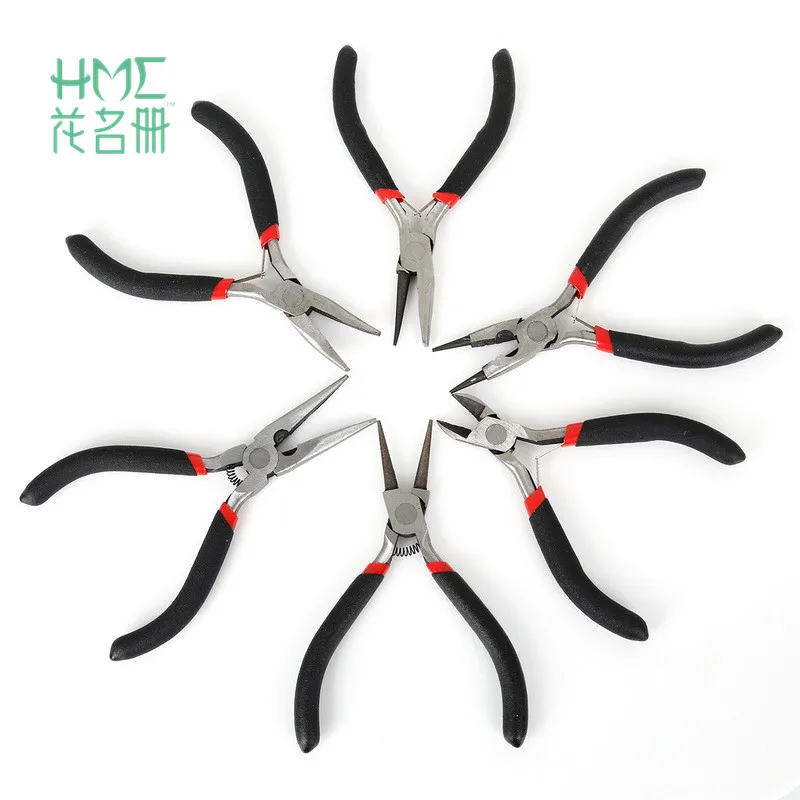 6pcs/set Electrical Wire Cable Cutters Flat/Round Nose Plier Flush Side Shear Cutter Clipper Jewelry Tools
6pcs/set Electrical Wire Cable Cutters Flat/Round Nose Plier Flush Side Shear Cutter Clipper Jewelry Tools