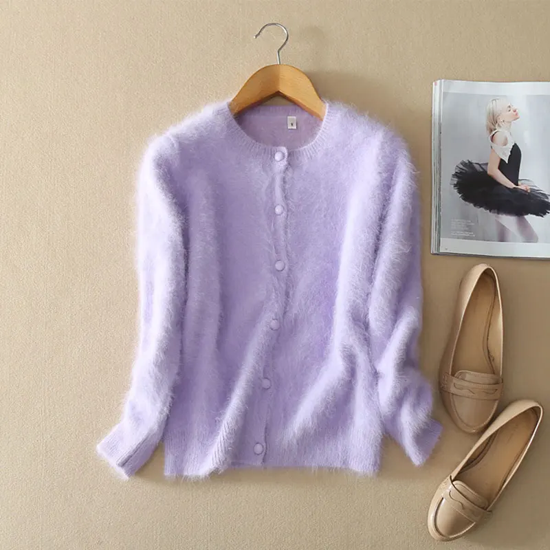 2019 New Styles Cardigan Female Long 100% Genuine Mink Cashmere Fluffy Sweater Solid Color Autumn Winter Women Cardigans Coat
2019 New Styles Cardigan Female Long 100% Genuine Mink Cashmere Fluffy Sweater Solid Color Autumn Winter Women Cardigans Coat