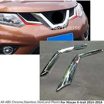 For Nissan X-trail xtrail T32/Rogue 2014 2015 2016 ABS chrome trim Front upper Grid Grill Grille Around Stick frame lamp 2pcs
For Nissan X-trail xtrail T32/Rogue 2014 2015 2016 ABS chrome trim Front upper Grid Grill Grille Around Stick frame lamp 2pcs