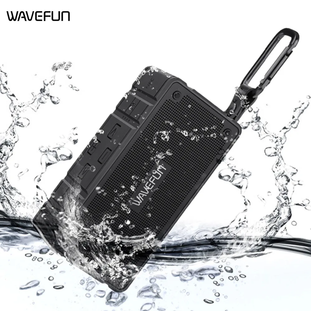 Wavefun кубоид Bluetooth Динамик на открытом воздухе велосипед IP65 Водонепроницаемый с NFC