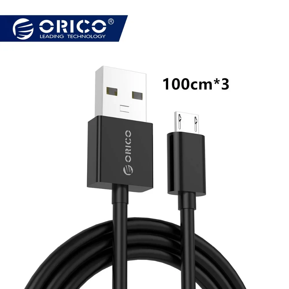 ORICO ADC-S2 3PCS/LOT Micro USB 2.0 Charging Data Cable for Smartphones 100cm*3 3PCS/LOT - Black / White
ORICO ADC-S2 3PCS/LOT Micro USB 2.0 Charging Data Cable for Smartphones 100cm*3 3PCS/LOT - Black / White