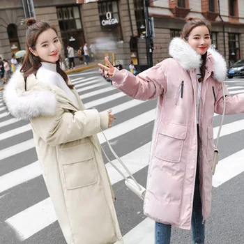 High quality Winter Jackets Women Long Parkas Thicken Keep Warm Coats Outwear Large Fur Collar Hooded Fashion Wadded Jacket
High quality Winter Jackets Women Long Parkas Thicken Keep Warm Coats Outwear Large Fur Collar Hooded Fashion Wadded Jacket