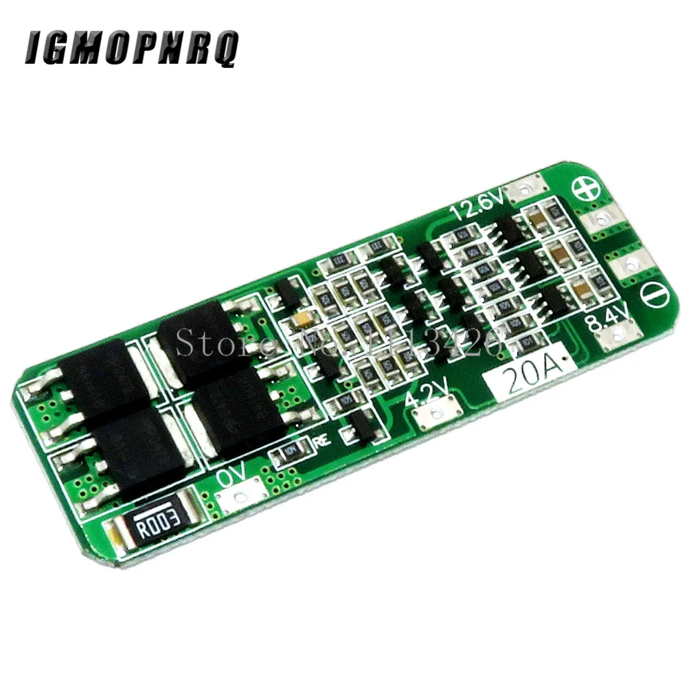 3S 20A Li-ion Lithium Battery 18650 Charger PCB BMS Protection Board For Drill Motor 12.6V Lipo Cell Module 64x20x3.4mm
3S 20A Li-ion Lithium Battery 18650 Charger PCB BMS Protection Board For Drill Motor 12.6V Lipo Cell Module 64x20x3.4mm