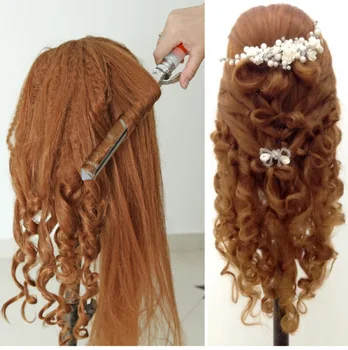Training Head Brown Hair Hairdressing Doll Heads Good Female Mannequin Head With Human Hair 80%
Training Head Brown Hair Hairdressing Doll Heads Good Female Mannequin Head With Human Hair 80%