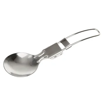 Spoon Cookout Hiking Picnic Outdoor Tableware Foldable Stainless Steel Traveling Camping Spoon Dual Purpose 7GA06
Spoon Cookout Hiking Picnic Outdoor Tableware Foldable Stainless Steel Traveling Camping Spoon Dual Purpose 7GA06