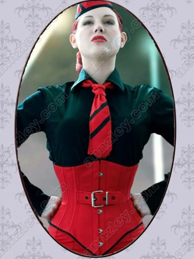 Fashion Belt Genuine Steel Boned Sexy Red Burlesque Tightlacing Underbust Corset for Waist Slimming
Fashion Belt Genuine Steel Boned Sexy Red Burlesque Tightlacing Underbust Corset for Waist Slimming