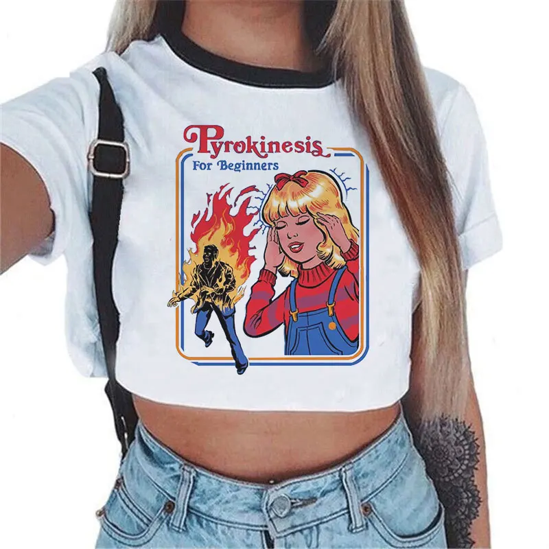2019 Vogue Summer T Shirt Women New Arrivals Harajuku Crop Top T Shirt Hillbilly Pyrokinesis For Beginners Funny Woman Tee Tops
2019 Vogue Summer T Shirt Women New Arrivals Harajuku Crop Top T Shirt Hillbilly Pyrokinesis For Beginners Funny Woman Tee Tops