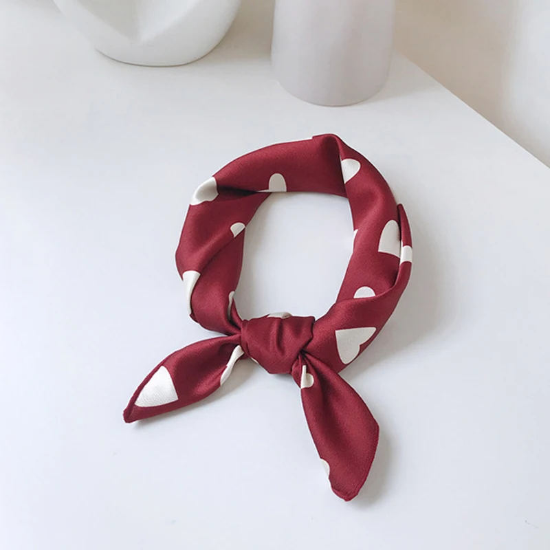 Luna&Dolphin Fashion Women Square Scarf 70*70 Love Print Chiffon Silk Scarves Office Lady Red Black Headband Small Pink Bandana
Luna&Dolphin Fashion Women Square Scarf 70*70 Love Print Chiffon Silk Scarves Office Lady Red Black Headband Small Pink Bandana