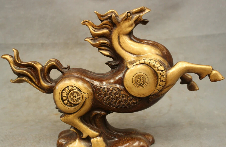 S3678 12" Folk Chinese Year Zodiac Bronze FengShui Run Horse Statue Animals Sculpture D0318
S3678 12" Folk Chinese Year Zodiac Bronze FengShui Run Horse Statue Animals Sculpture D0318
