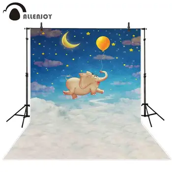 Allenjoy backgrounds for photography studio beautiful blue sky shining stars moon cute elephant balloon backdrop photobooth
Allenjoy backgrounds for photography studio beautiful blue sky shining stars moon cute elephant balloon backdrop photobooth