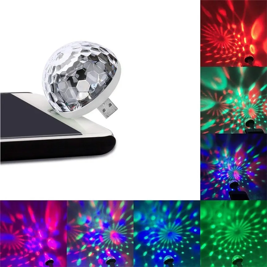 Mini 5W USB LED Party Lights Crystal Magic Ball Home Party Decorations Colorful Stage LED Disco Light Mobile Phone PC Power D#3
Mini 5W USB LED Party Lights Crystal Magic Ball Home Party Decorations Colorful Stage LED Disco Light Mobile Phone PC Power D#3