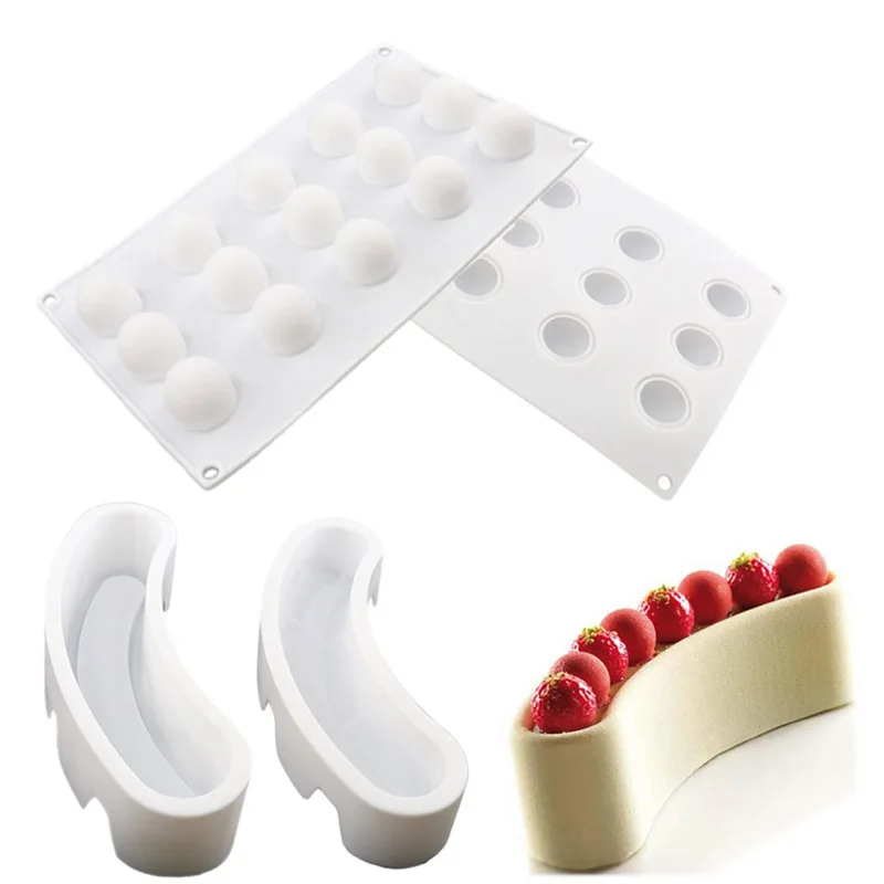 1Set Silicone Crescent Moon Kit Mold Baking Cake Decorating Tools For Kitchen Cakes Mousse Brownie Dessert Bakeware
1Set Silicone Crescent Moon Kit Mold Baking Cake Decorating Tools For Kitchen Cakes Mousse Brownie Dessert Bakeware