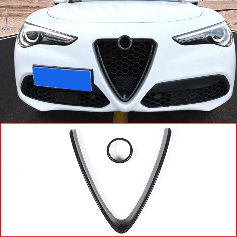Carbon Fiber Style ABS Plastic Front Grill Decoration Frame Trim For Alfa Romeo Stelvio 2017 2018 Parts 2pcs
Carbon Fiber Style ABS Plastic Front Grill Decoration Frame Trim For Alfa Romeo Stelvio 2017 2018 Parts 2pcs