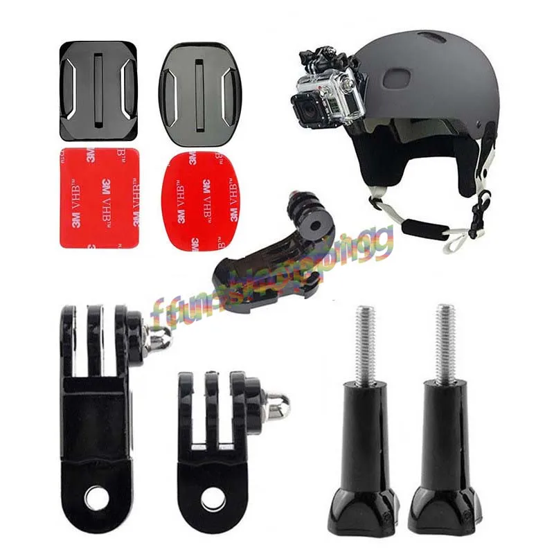 Orbmart Helmet Front Mount for Gopro Go Pro Hero 6 5 4 3+ 3 2 1 Accessories Kit Adjustment Curved Adhesive Bracket J-Hook Buckle
Orbmart Helmet Front Mount for Gopro Go Pro Hero 6 5 4 3+ 3 2 1 Accessories Kit Adjustment Curved Adhesive Bracket J-Hook Buckle