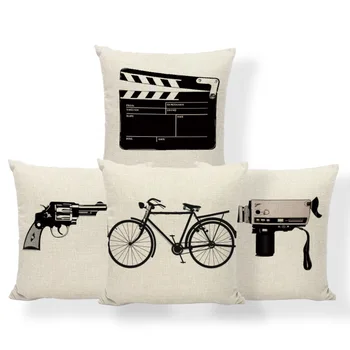 Vintage Bicycle Cushion Tool Camera Pistol Pillow Case Tropical Style Home Outdoor Presents Dakimakura 17X17 Burlap Custom Made
Vintage Bicycle Cushion Tool Camera Pistol Pillow Case Tropical Style Home Outdoor Presents Dakimakura 17X17 Burlap Custom Made