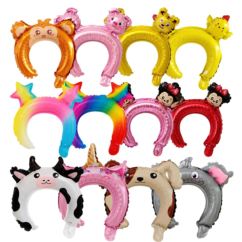 KuChang 10pcs cute animal tiara headband foil balloon mickey minnie monkey baby shower happy birthday wedding party decoration
KuChang 10pcs cute animal tiara headband foil balloon mickey minnie monkey baby shower happy birthday wedding party decoration