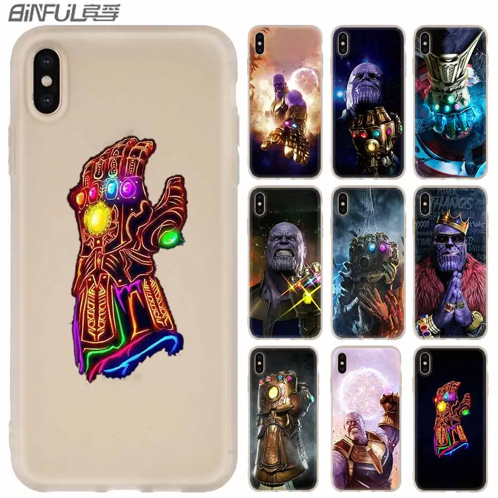 MLLSE Marvel Thanos Avengers Phone Case FOR iPhone11 Pro X XS Max XR For iPhone 5 5S SE 6S 6 4 4S 7 8 Plus
MLLSE Marvel Thanos Avengers Phone Case FOR iPhone11 Pro X XS Max XR For iPhone 5 5S SE 6S 6 4 4S 7 8 Plus