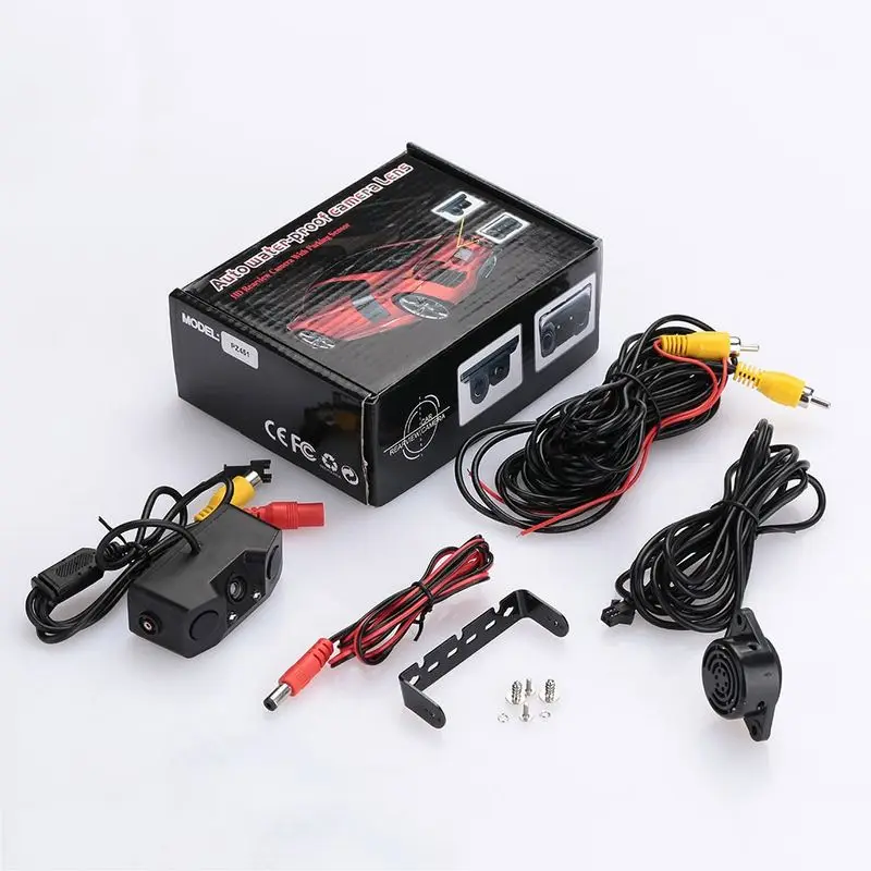 Car Parking Sensors Three-in-one Reversing Image Camera Backup Radar With 2 Radar Sensor HD Waterproof Rear View
Car Parking Sensors Three-in-one Reversing Image Camera Backup Radar With 2 Radar Sensor HD Waterproof Rear View