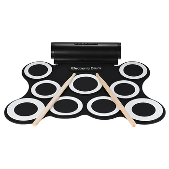 hot sale Stereo Digital Electronic Roll Up Drum Kit 9 Silicon Drum Pads USB Powered with Drumsticks Foot Pedals
hot sale Stereo Digital Electronic Roll Up Drum Kit 9 Silicon Drum Pads USB Powered with Drumsticks Foot Pedals