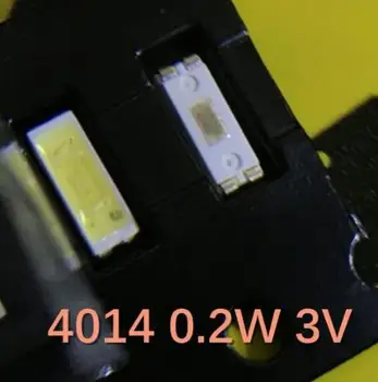 200PCS/Lot 4014 0.2W 3V lamp LED SMD ultra high brightness white light light-emitting diode new goods in stock
200PCS/Lot 4014 0.2W 3V lamp LED SMD ultra high brightness white light light-emitting diode new goods in stock