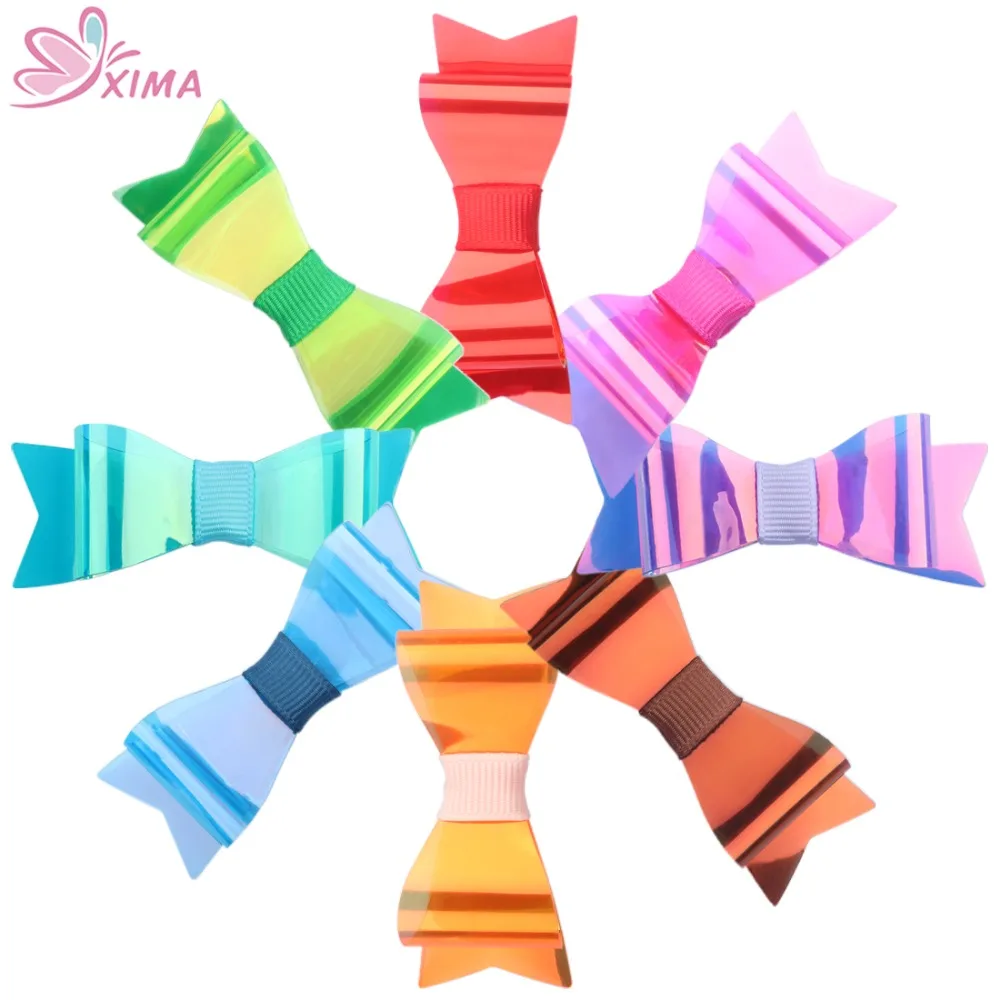 XIMA 8pcs/lot 2.5inch Mini PVC Leather Hair Bow with Clip Kids Bow-knot Bows Headband Kids Hairgrips Hair Accessories
XIMA 8pcs/lot 2.5inch Mini PVC Leather Hair Bow with Clip Kids Bow-knot Bows Headband Kids Hairgrips Hair Accessories