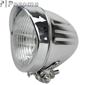 PAZOMA Brand New Front Bullet Aluminum Chrome Headlight Lamp For Harley Softail Dyna Sportster
PAZOMA Brand New Front Bullet Aluminum Chrome Headlight Lamp For Harley Softail Dyna Sportster