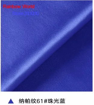 61# blue High Quality Nappa Stripes vein grain PU Leather fabric for DIY sofa bed shoes bags Garment material(138*100cm)
61# blue High Quality Nappa Stripes vein grain PU Leather fabric for DIY sofa bed shoes bags Garment material(138*100cm)