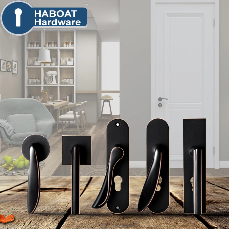 HA1001 Door Handle Lock Modern Style Black for Home Interior Bedroom Kichen Room Bathroom Office Product Hotel Hardware i
HA1001 Door Handle Lock Modern Style Black for Home Interior Bedroom Kichen Room Bathroom Office Product Hotel Hardware i