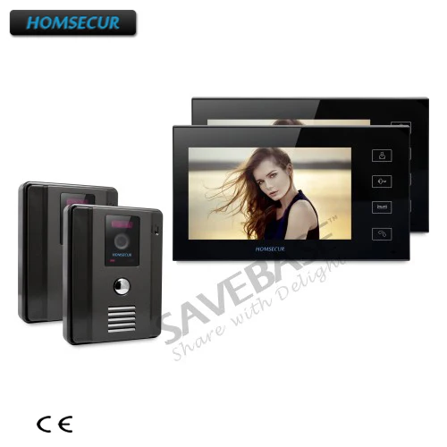 HOMSECUR 7" Wired Video Door Phone Intercom System with LCD Color Screen 2C2M+Russian Delivery
HOMSECUR 7" Wired Video Door Phone Intercom System with LCD Color Screen 2C2M+Russian Delivery